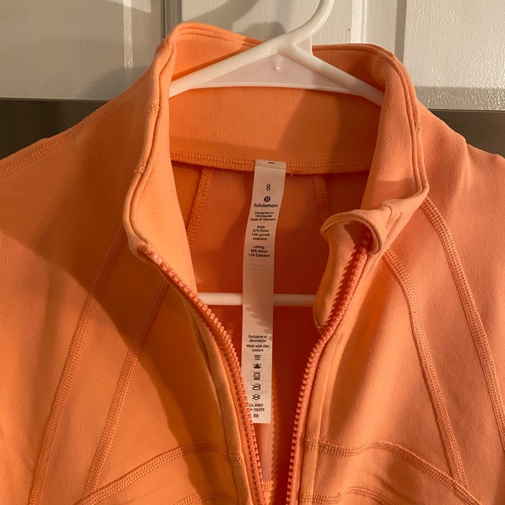 LULULEMON DEFINE JACKET PEACH